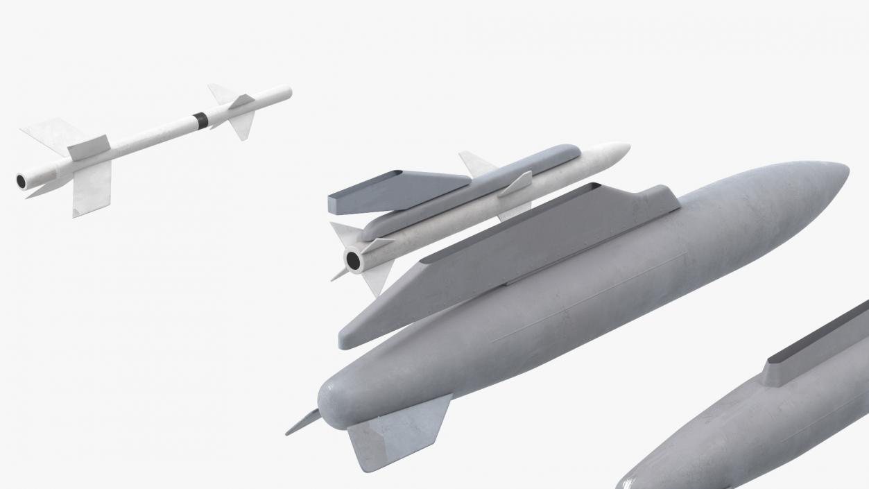 3D model Fighter Jet Armament