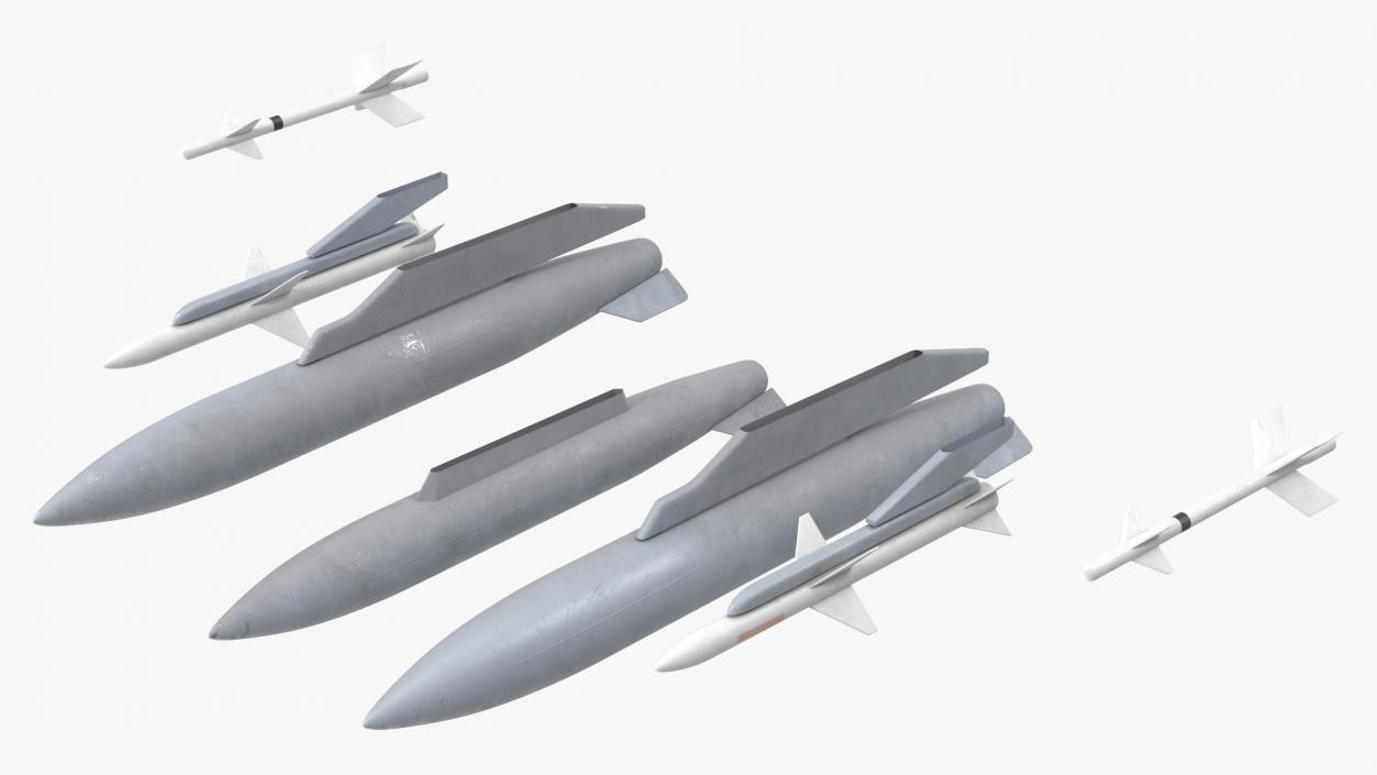 3D model Fighter Jet Armament