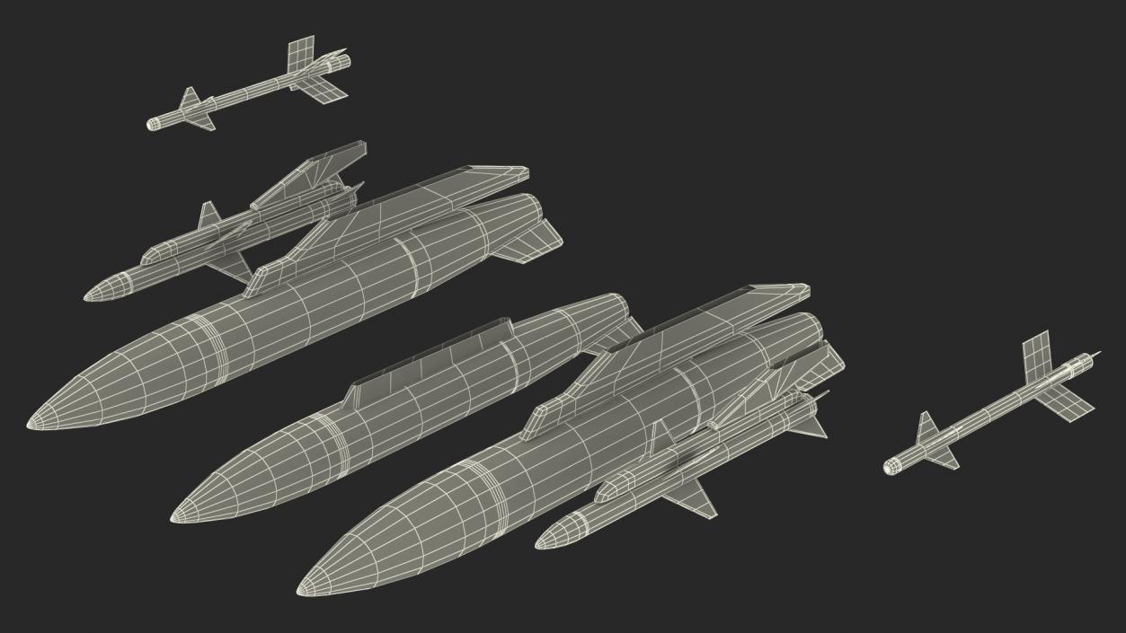 3D model Fighter Jet Armament