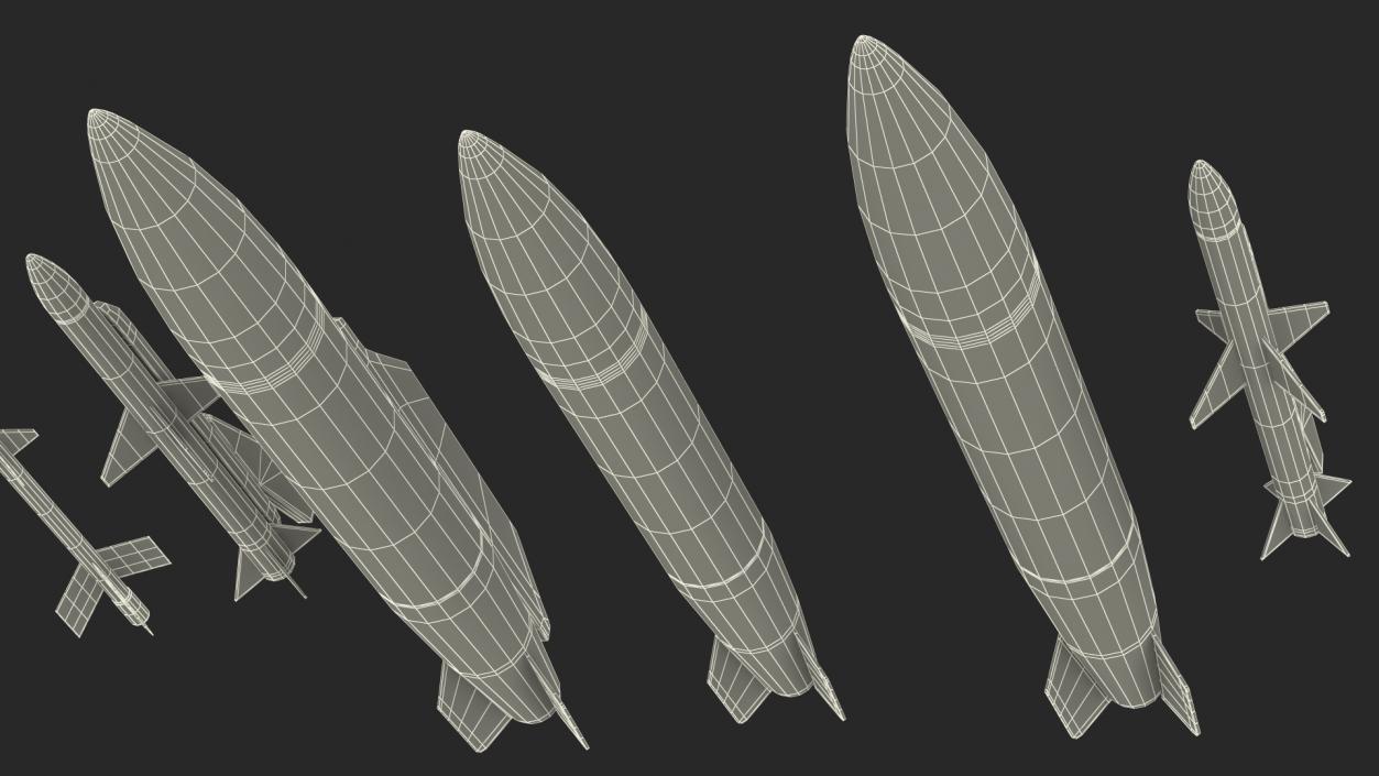 3D model Fighter Jet Armament