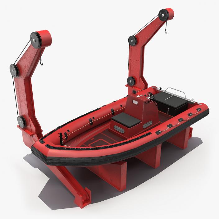 3D model Boat Crane