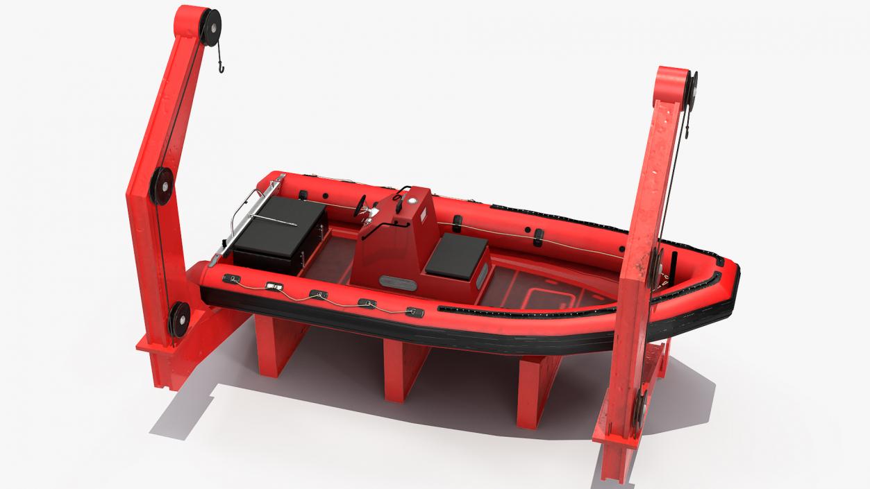 3D model Boat Crane