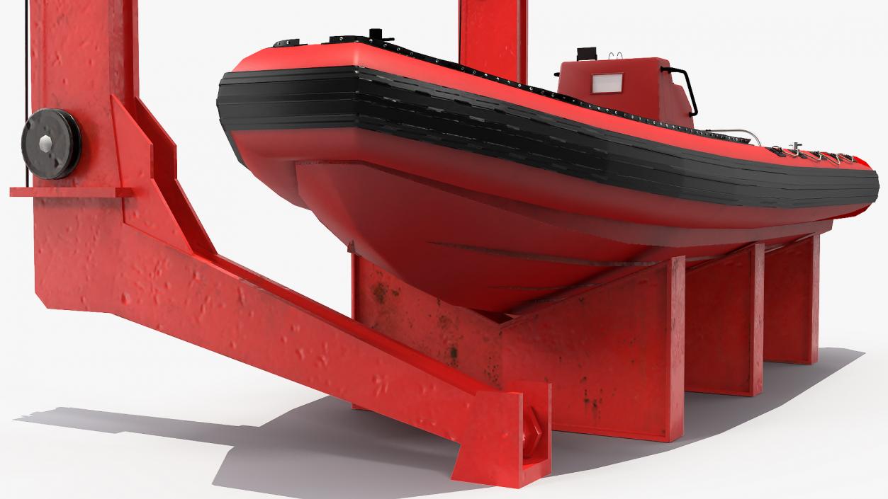 3D model Boat Crane