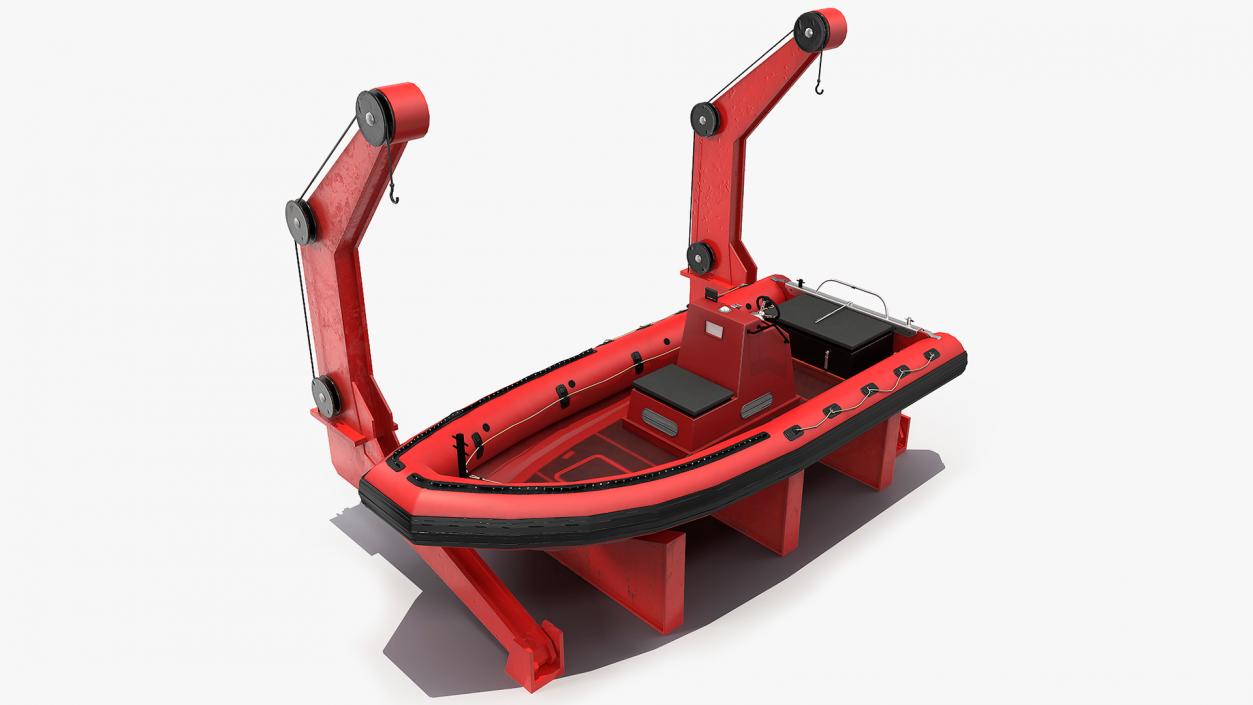 3D model Boat Crane