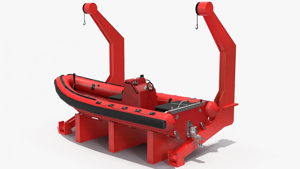 3D model Boat Crane