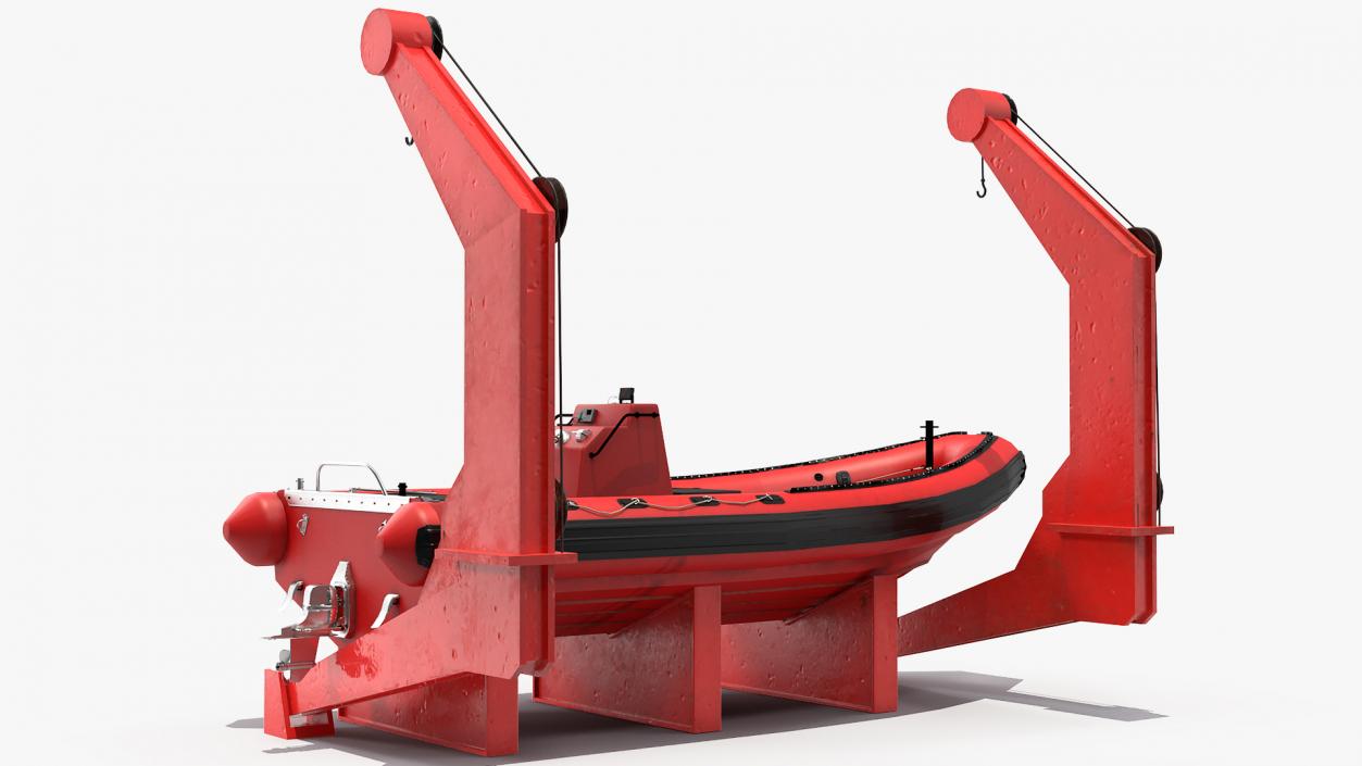 3D model Boat Crane