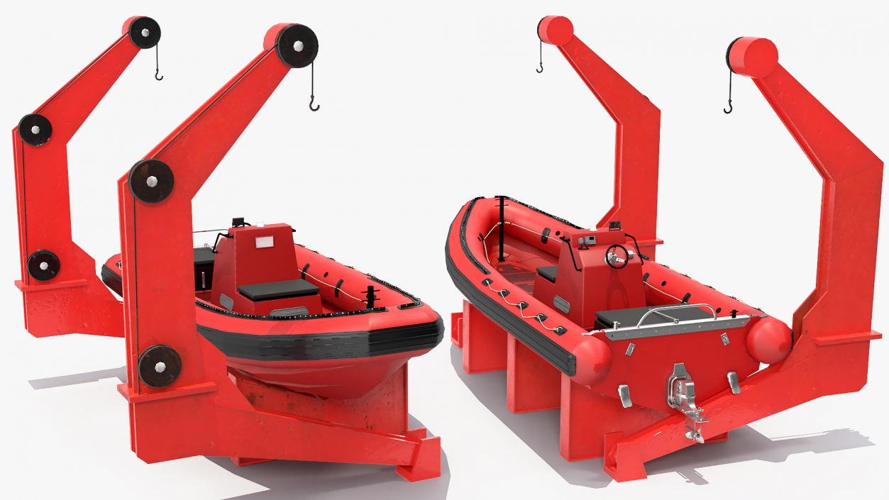 3D model Boat Crane