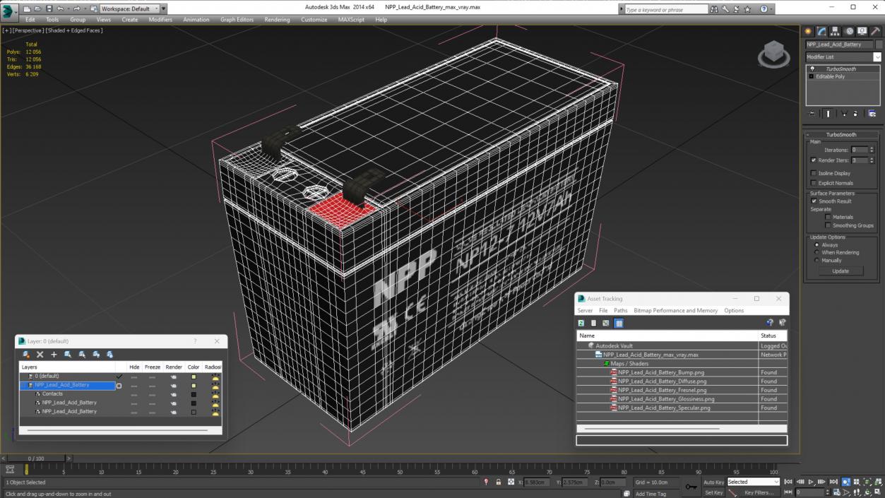 3D NPP Lead Acid Battery