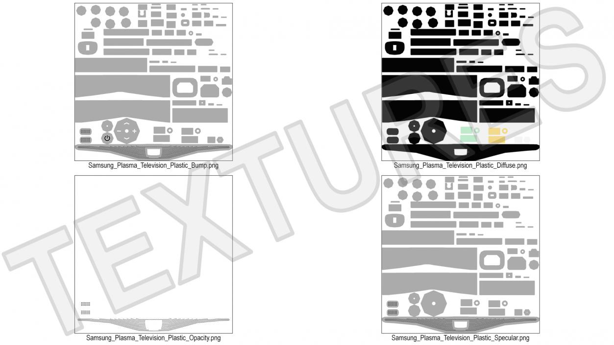 3D model Samsung Plasma Television