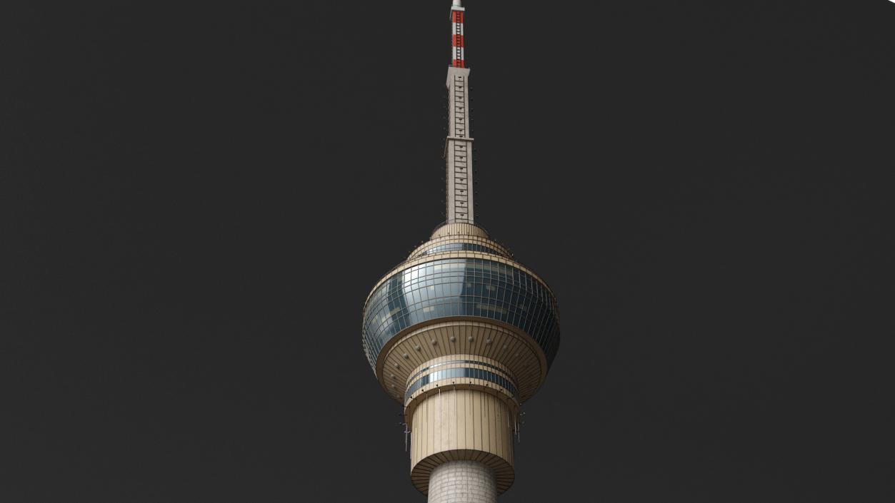 TV Radio Tower 3D model