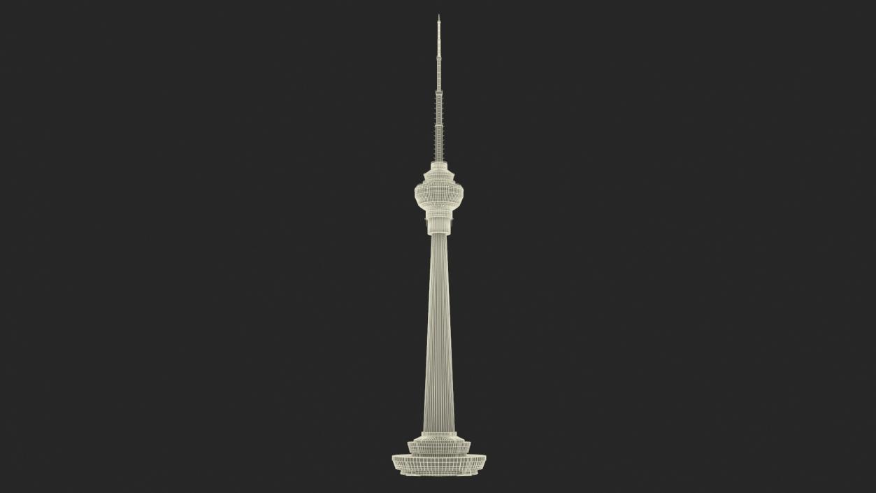 TV Radio Tower 3D model