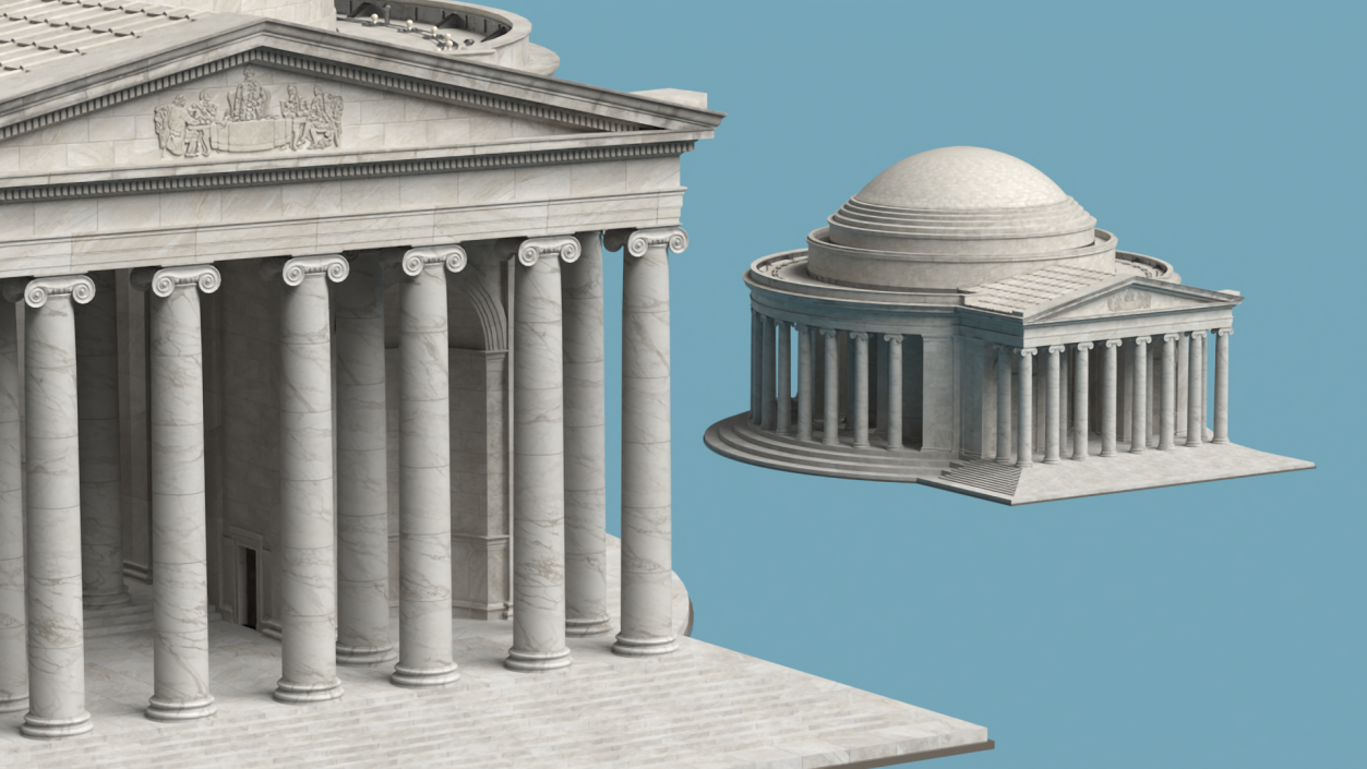 Thomas Jefferson Memorial 2 3D