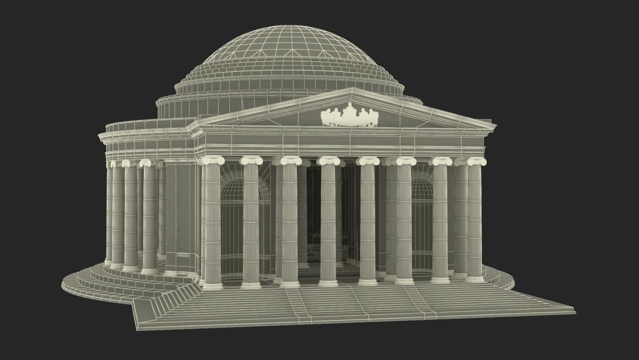 Thomas Jefferson Memorial 2 3D