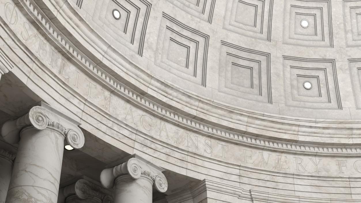 Thomas Jefferson Memorial 2 3D