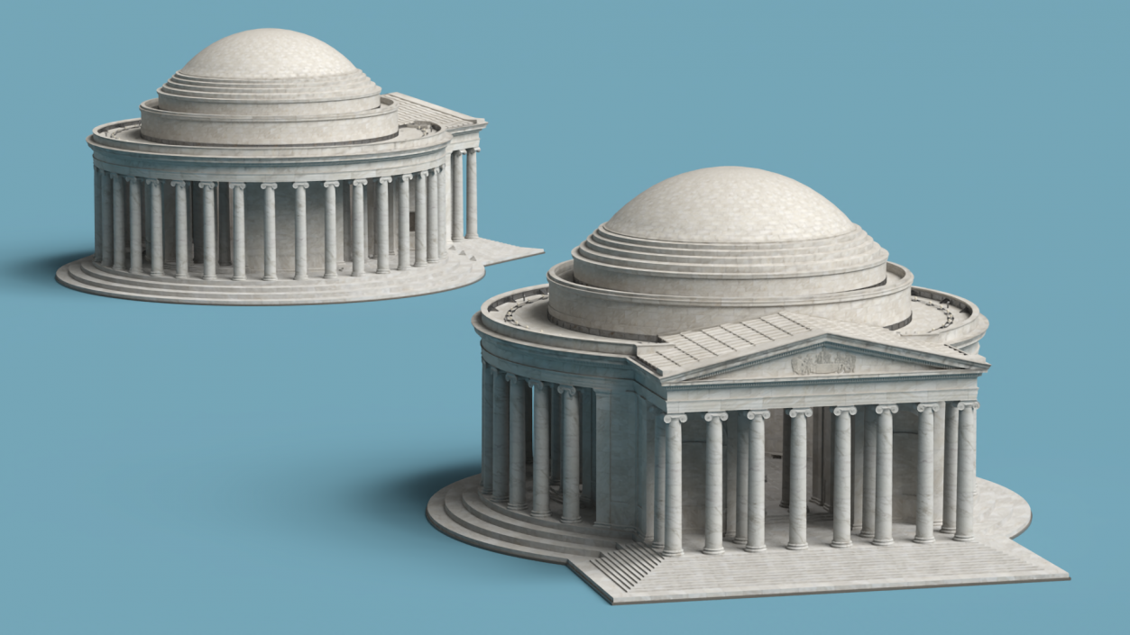 Thomas Jefferson Memorial 2 3D