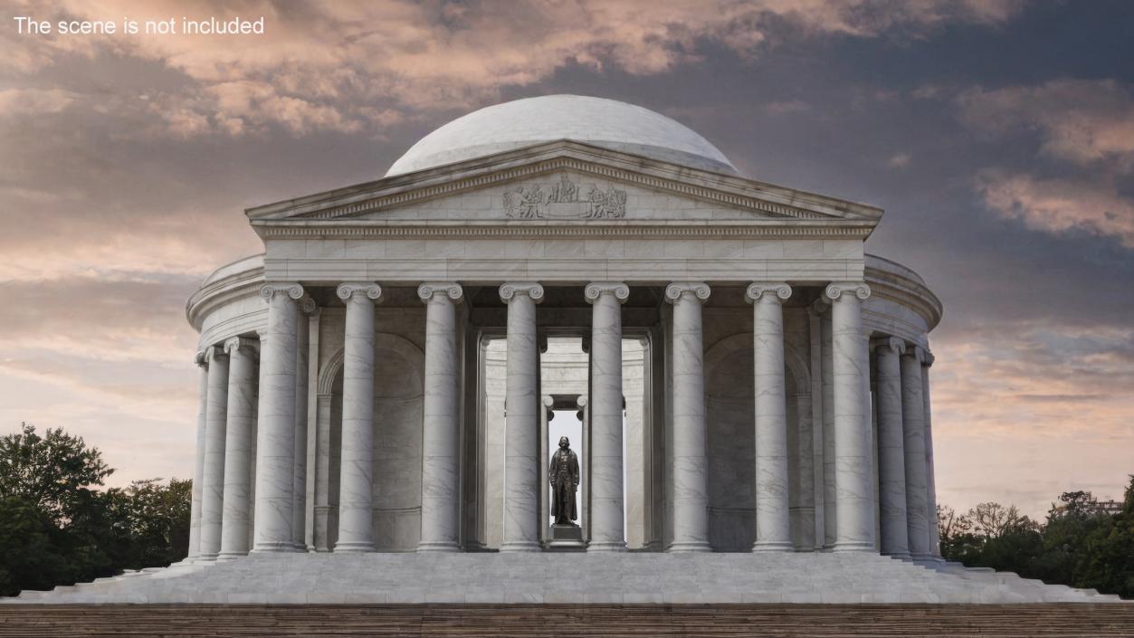 Thomas Jefferson Memorial 2 3D