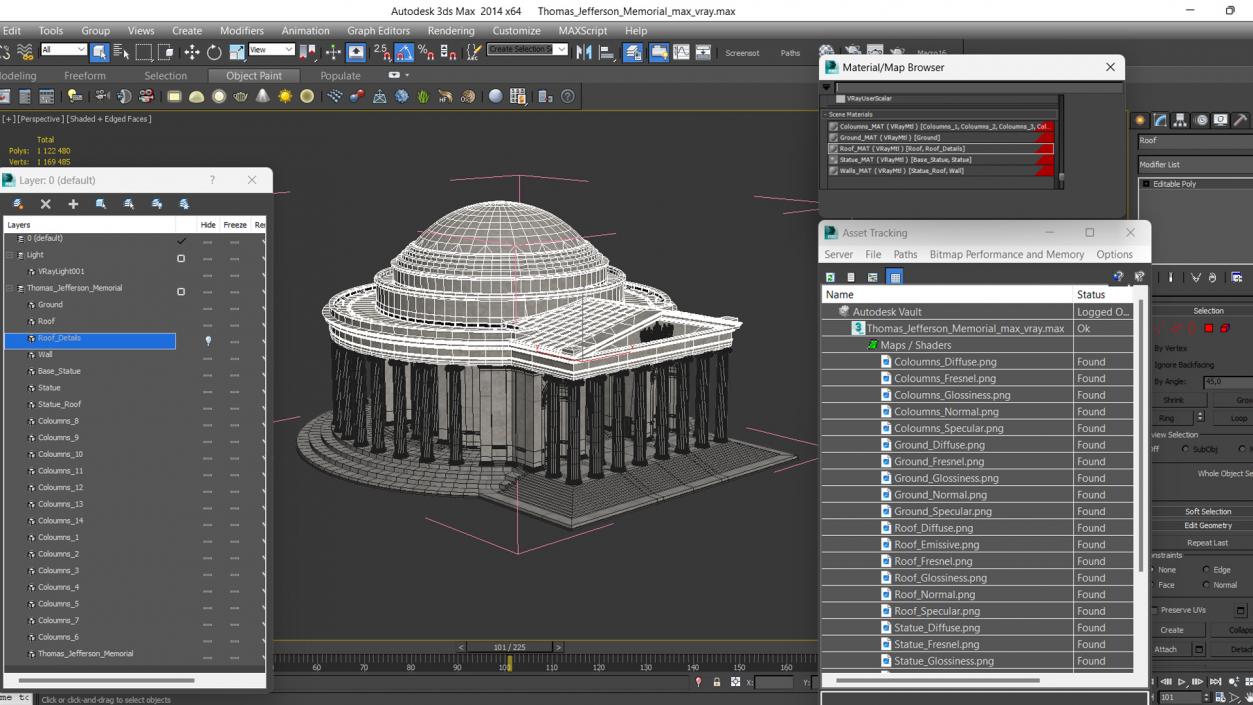 Thomas Jefferson Memorial 2 3D