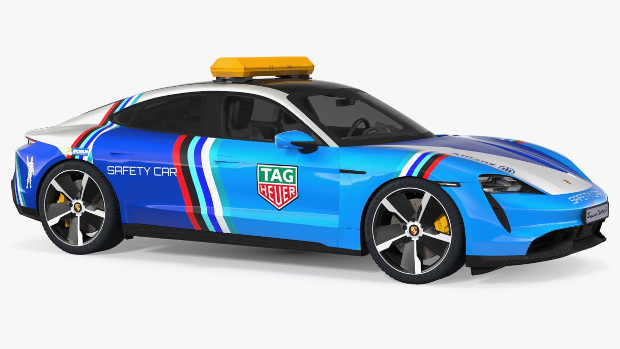 3D model Porsche Taycan Turbo S 2020 Safety Car 2