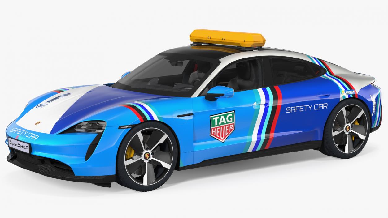 3D model Porsche Taycan Turbo S 2020 Safety Car 2