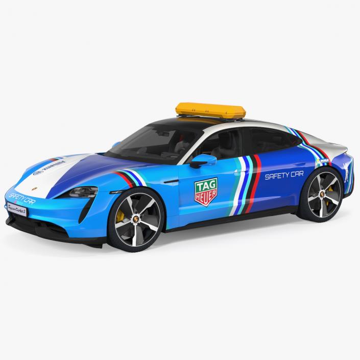 3D model Porsche Taycan Turbo S 2020 Safety Car 2