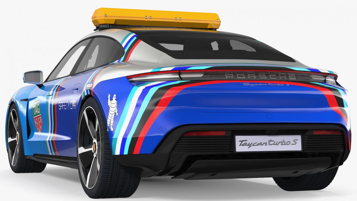 3D model Porsche Taycan Turbo S 2020 Safety Car 2