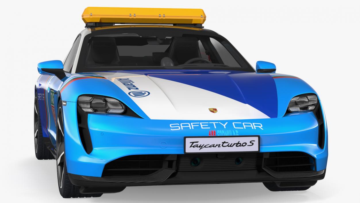 3D model Porsche Taycan Turbo S 2020 Safety Car 2