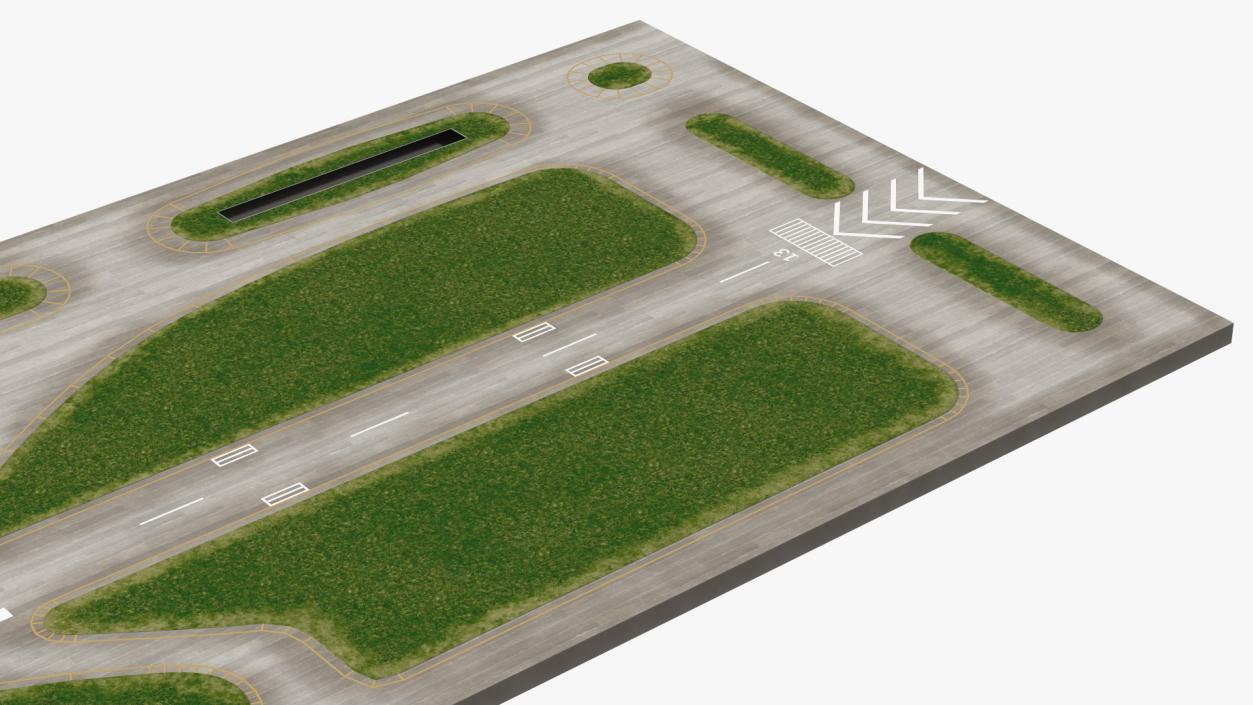 Airport Runway 3D model