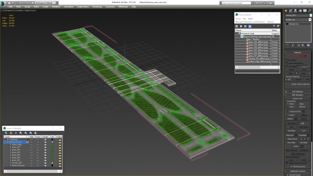 Airport Runway 3D model