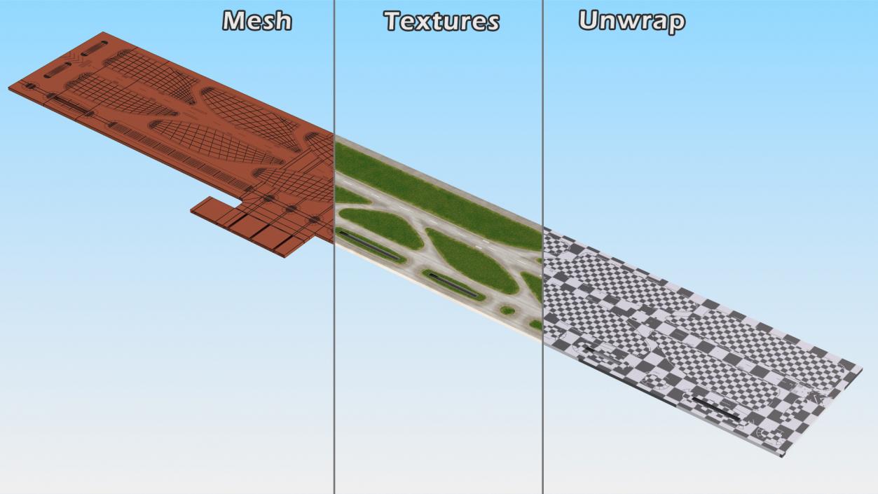 Airport Runway 3D model