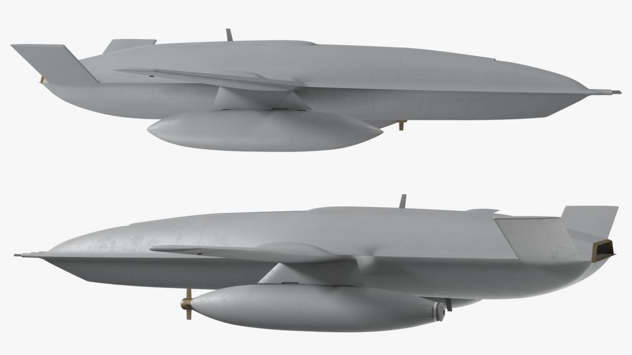 Aerial Refueling Drone Flight 3D model