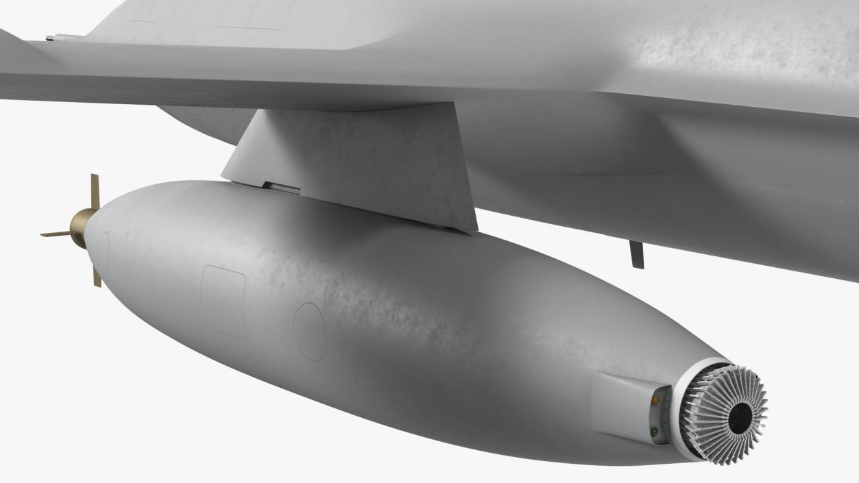 Aerial Refueling Drone Flight 3D model