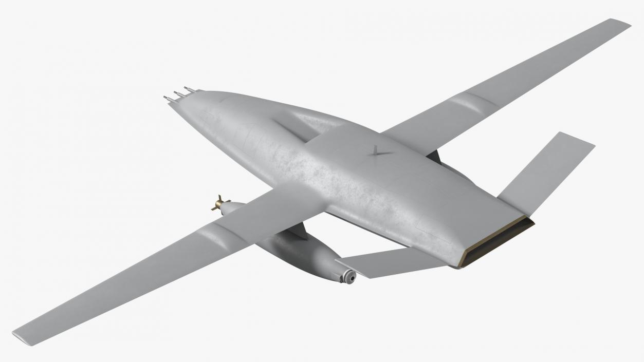 Aerial Refueling Drone Flight 3D model