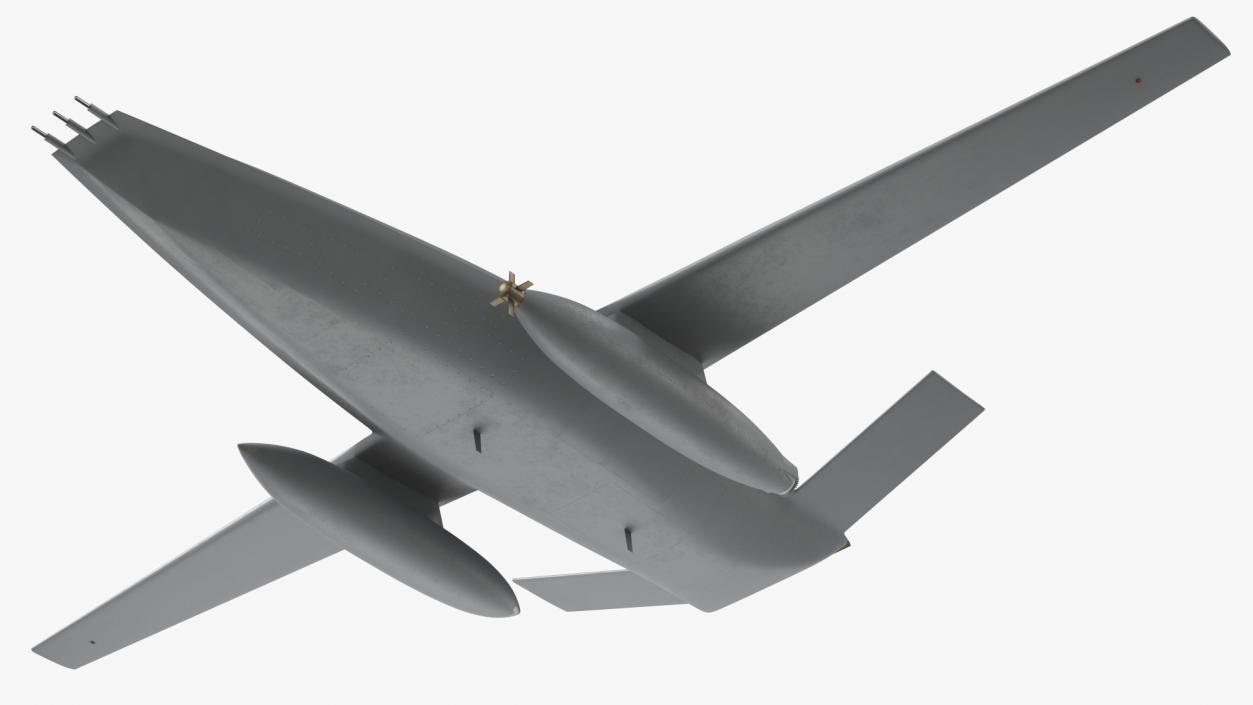 Aerial Refueling Drone Flight 3D model