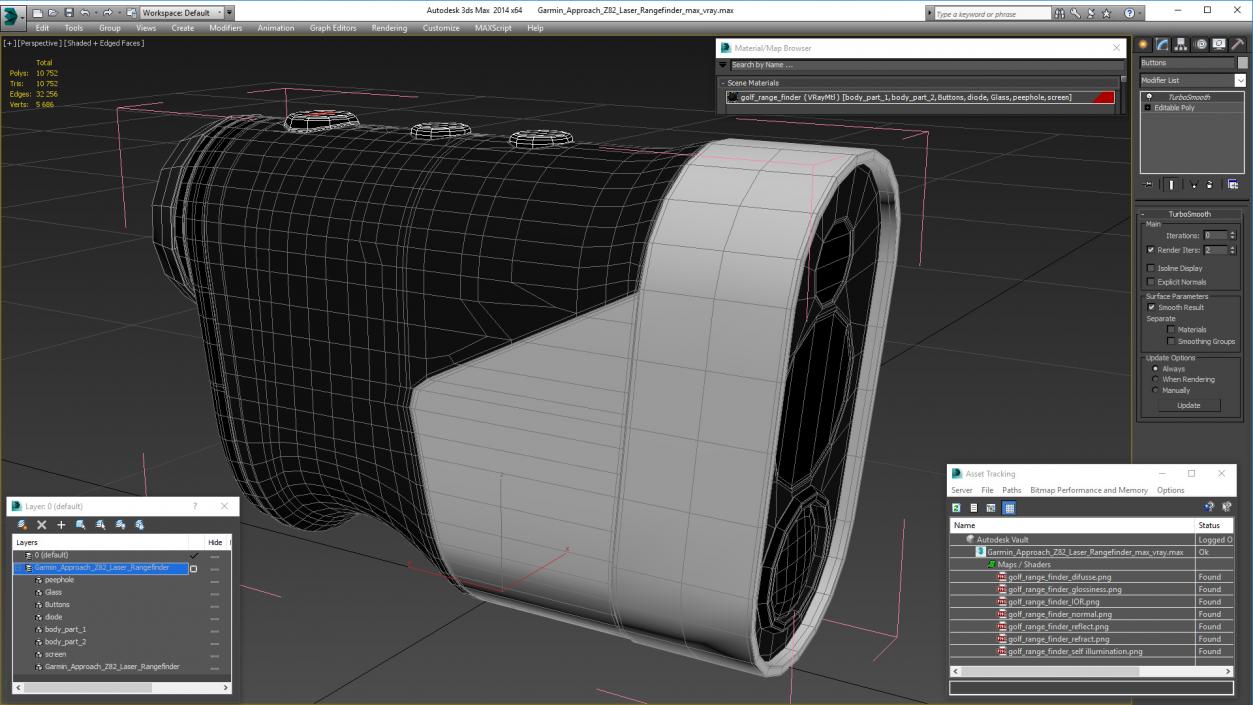 Garmin Approach Z82 Laser Rangefinder 3D