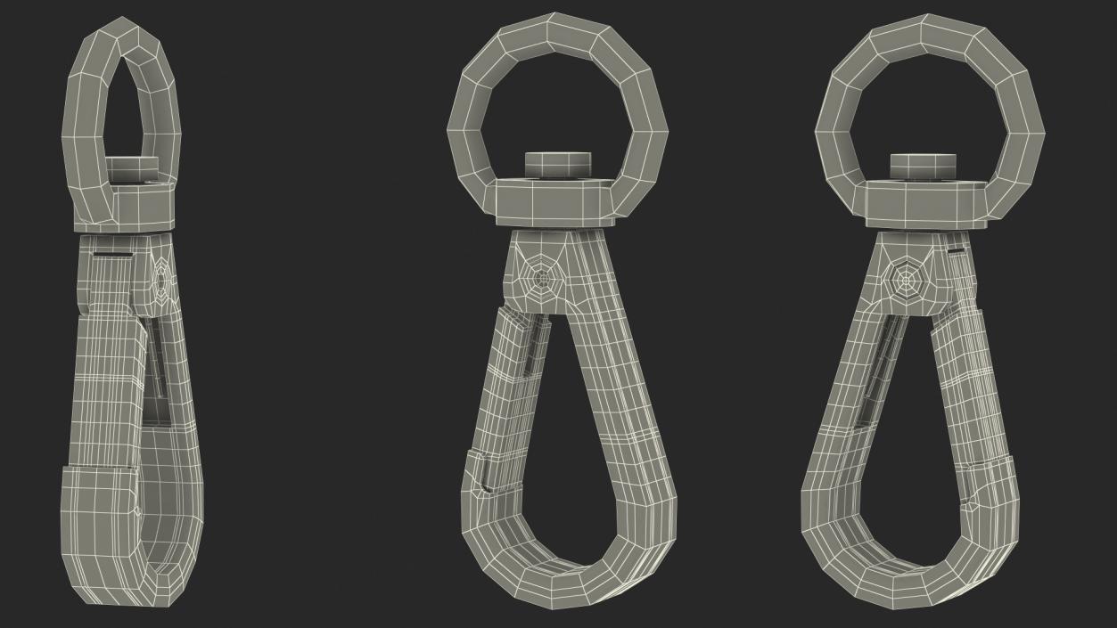 3D Snap Hooks Collection 2 model