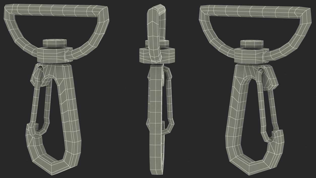 3D Snap Hooks Collection 2 model