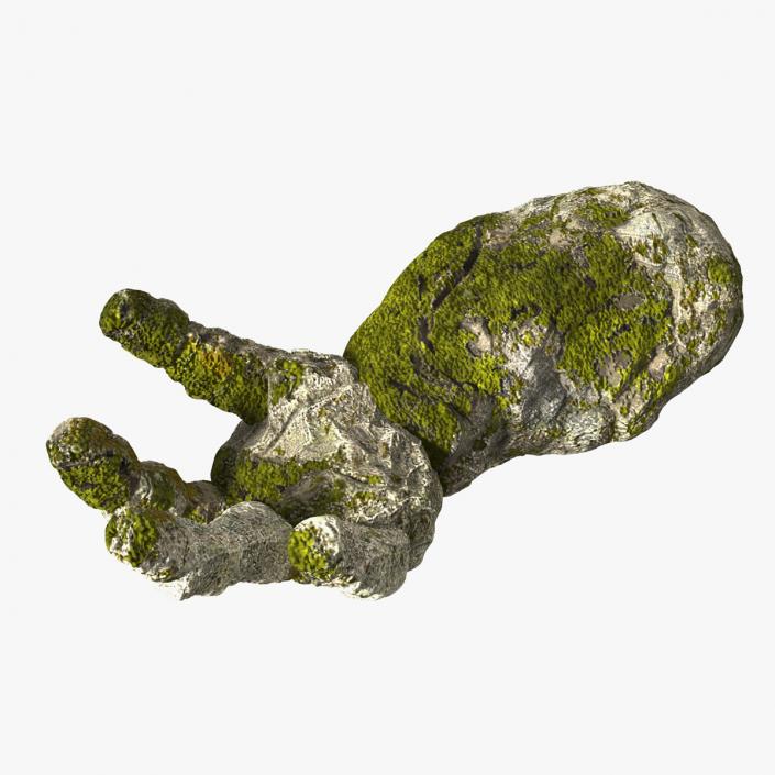 Stone Golem Hand Rigged for Maya 2 3D model