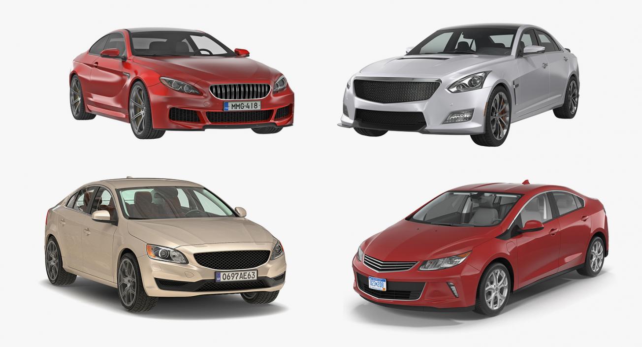 3D model Generic Sedans Collection