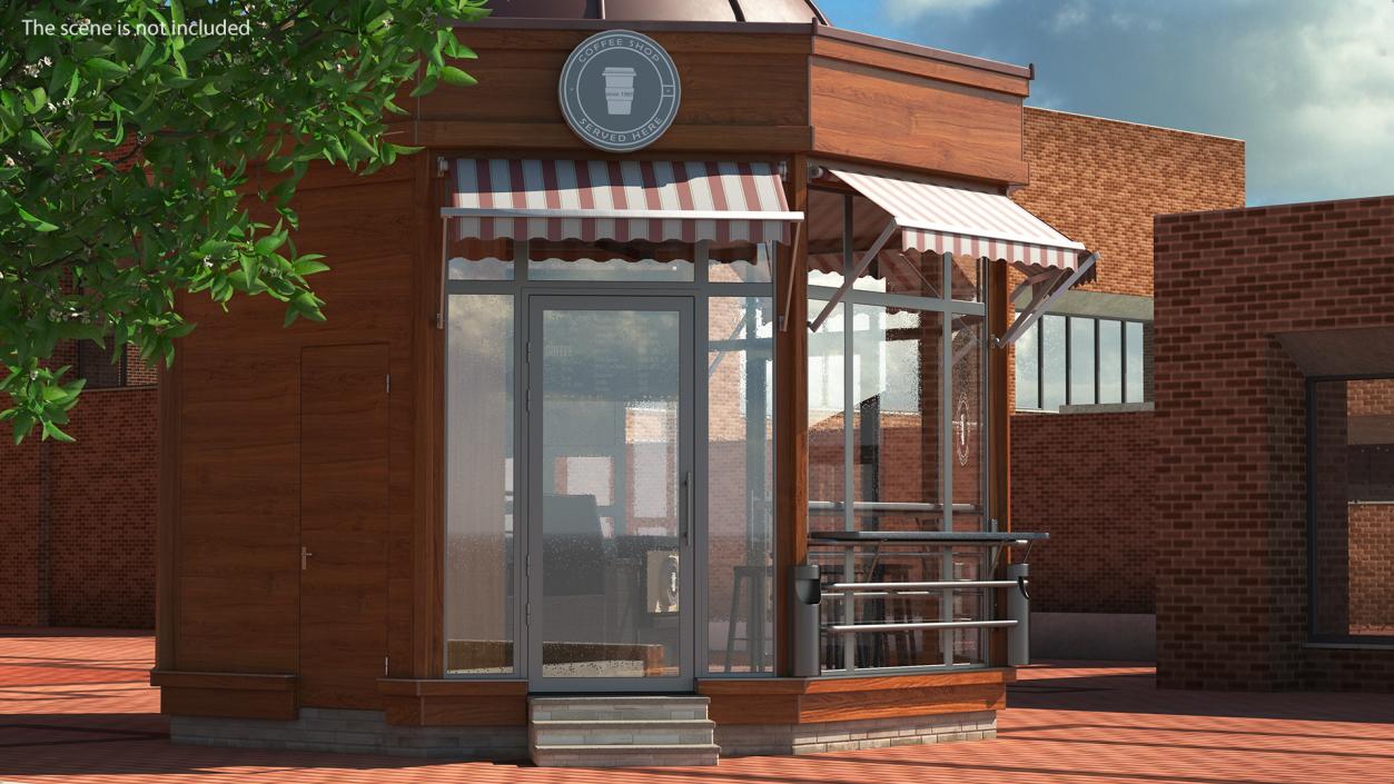 3D model Coffee Shop Building