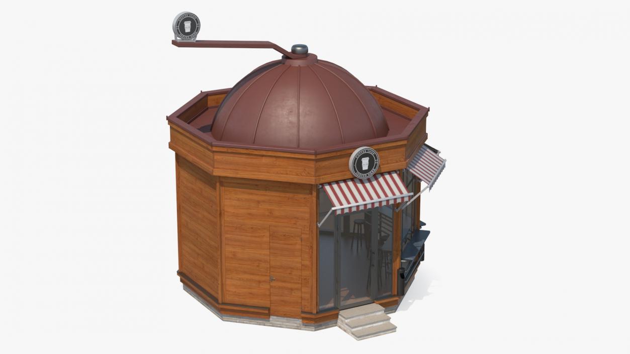 3D model Coffee Shop Building