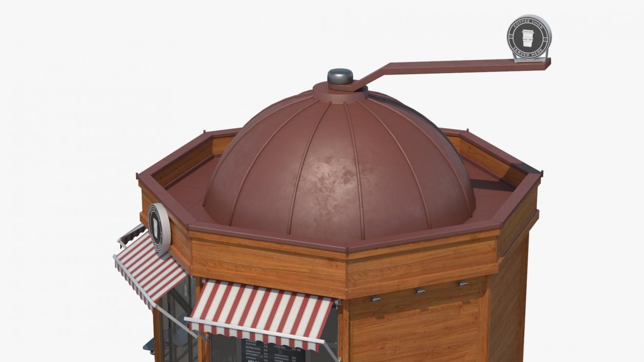 3D model Coffee Shop Building