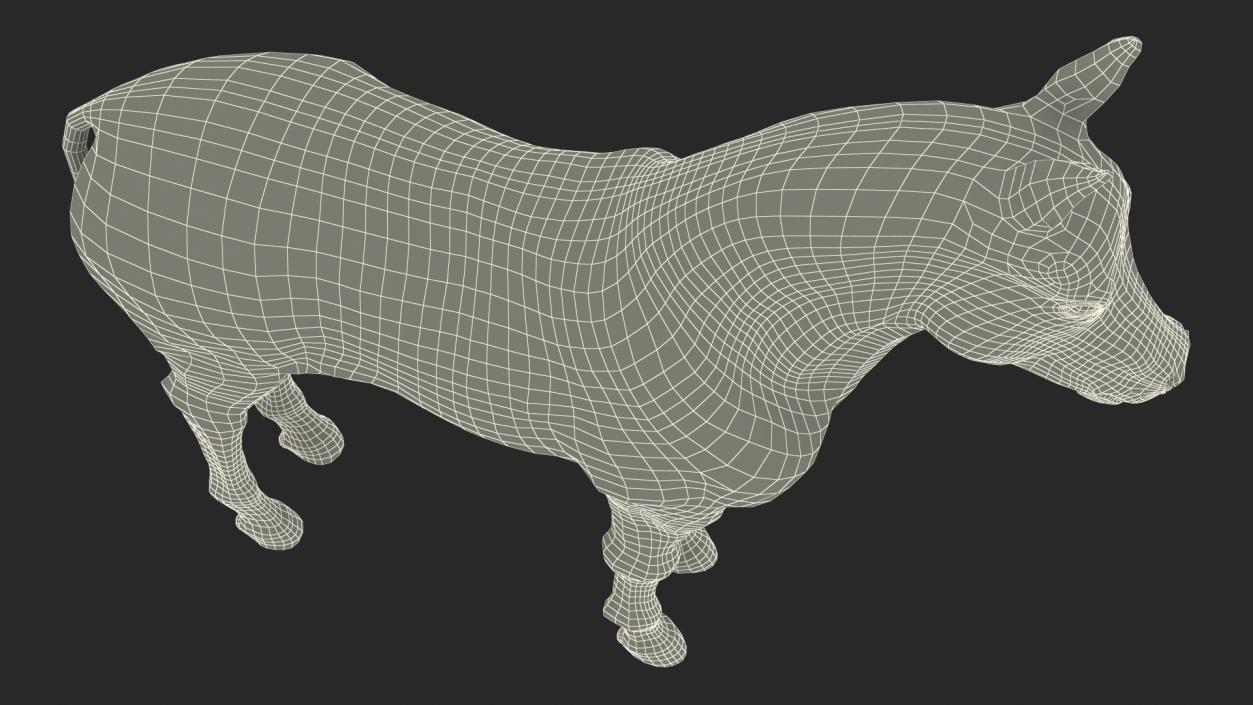 Realistic Shetland Pony Rigged for Maya 3D model