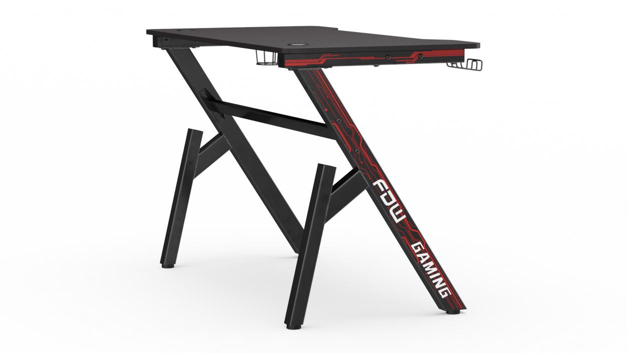 FDW Computer Gaming Desk 3D model