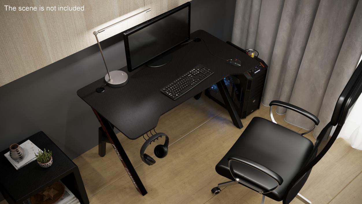 FDW Computer Gaming Desk 3D model