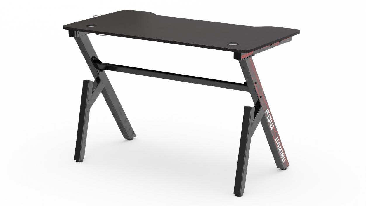 FDW Computer Gaming Desk 3D model