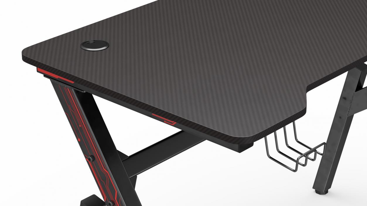 FDW Computer Gaming Desk 3D model