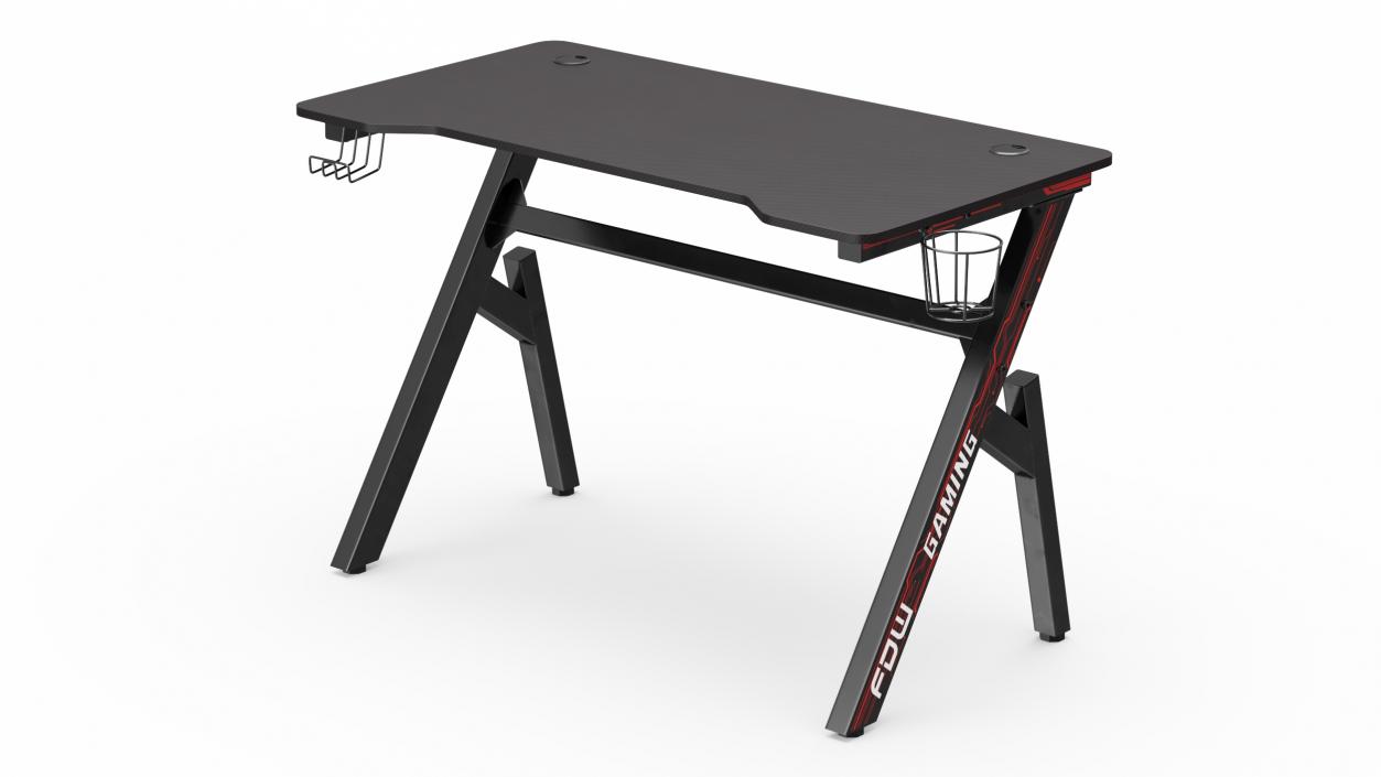 FDW Computer Gaming Desk 3D model