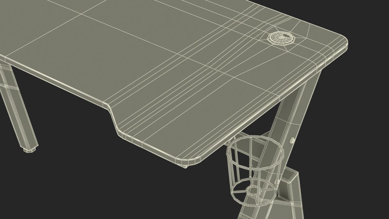 FDW Computer Gaming Desk 3D model