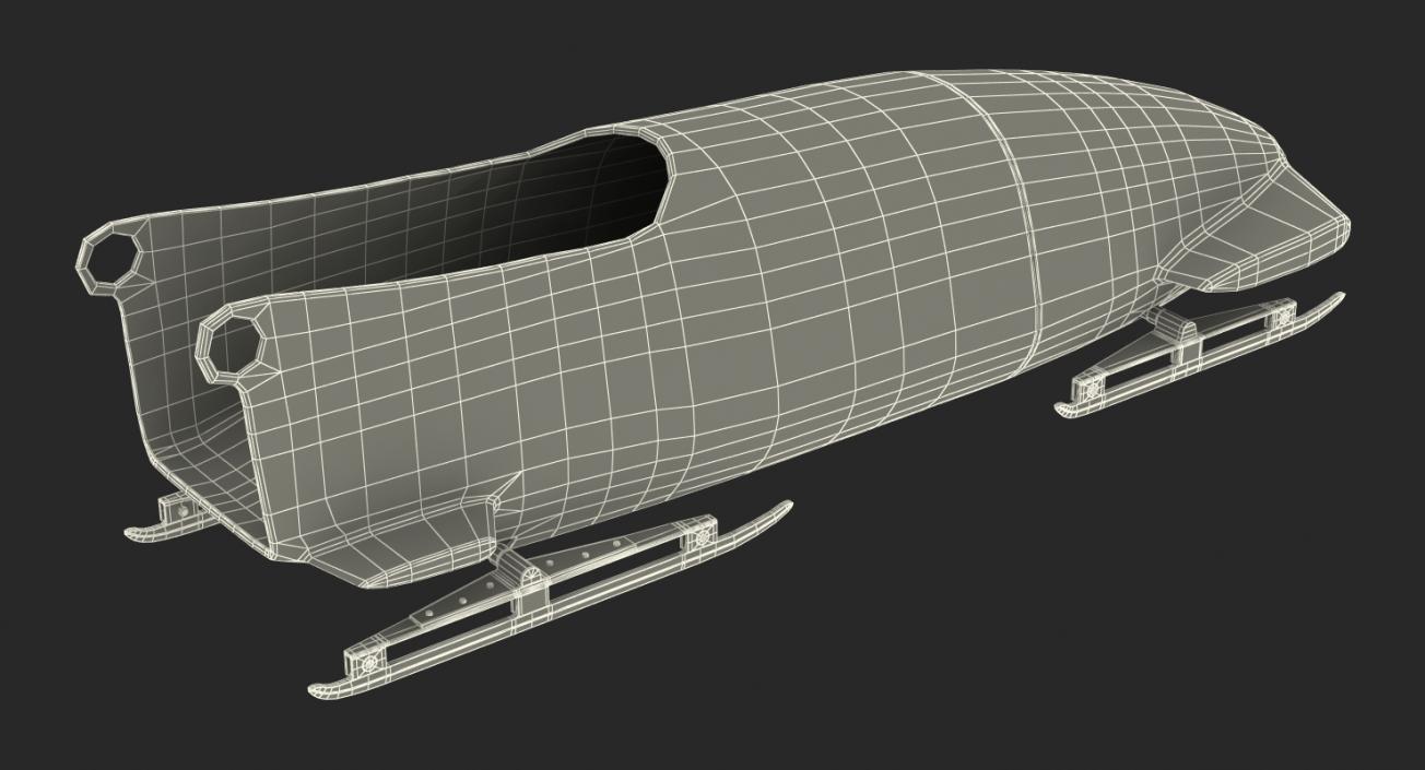 Bobsled Two Person Omega 3D model