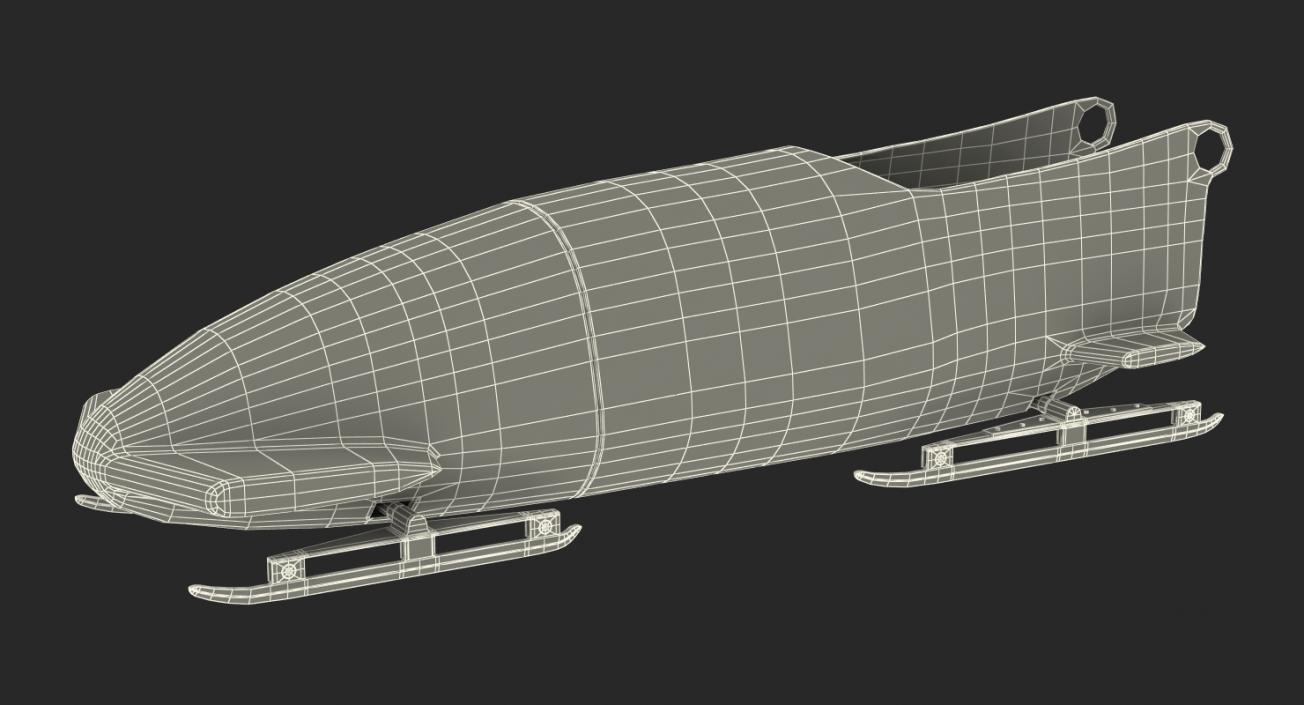 Bobsled Two Person Omega 3D model